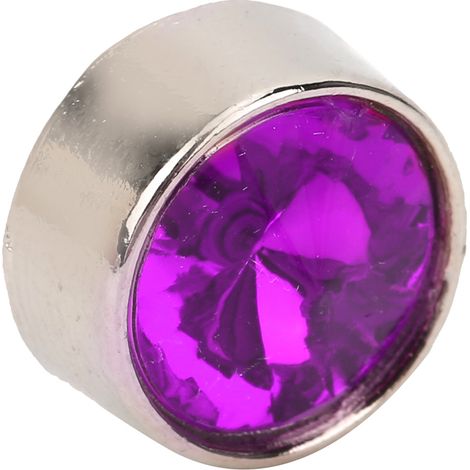 20 Douilles Rivets Rondes en Alliage DIY Chaussures Vêtements Sacs Déco avec 20 Rondelles 12mm Violet (1/5)