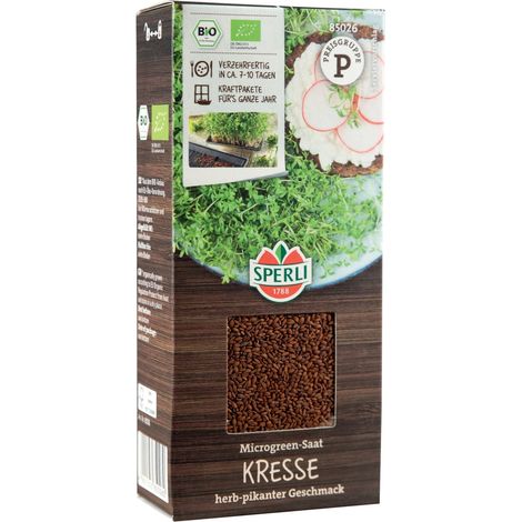 Sperli BIO Microgreen-Saat Kresse Gemüsesamen (1/3)