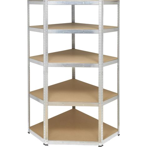 [NEUWERTIG] B-Ware Toolcraft Kpw77 Lagerregal Eckmodul Schwerlastregal 175 Kg 70x180x70 Metall