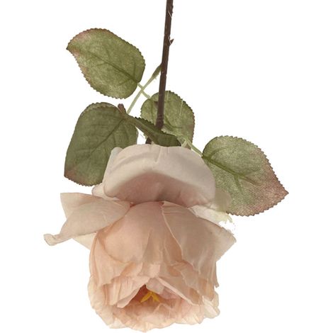 Rose Artificielle Haute Qualité pour Maison Bouquet Mariage - Rose Faux Artificielle avec Longue Tige Plastique de 20cm pour Décor Centre Table Champagne (1/4)