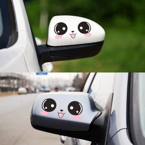 Autocollant Voiture - Non spécifié - Smiley - PVC Imperméable - 14 x 6 cm - Amusant et Mignon (1/4)