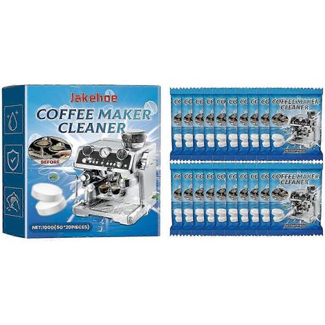 Comprimés nettoyants pour machine à café, pour filtre et anticalcaire. (1/5)