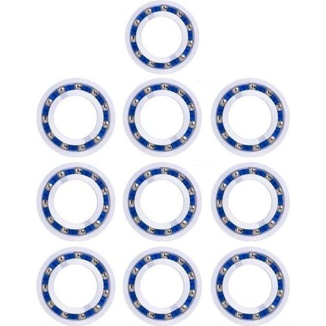 Roulements À Billes - 608 Zz - Pour Nettoyeurs De Piscine Zodiac Polaris 360 380 3900 Sport - 10 Pièces (1/4)