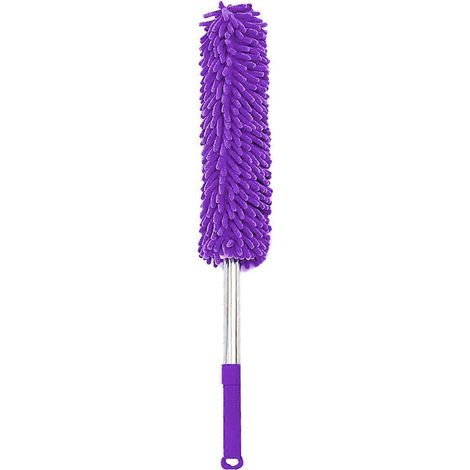 Plumeau extensible, plumeau de ménage, plumeau lavable-58X6CM-Purple (1/3)