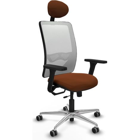 Sedia da ufficio piqueras y crespo Zulema bianco alluminio ergonomica (1/2)