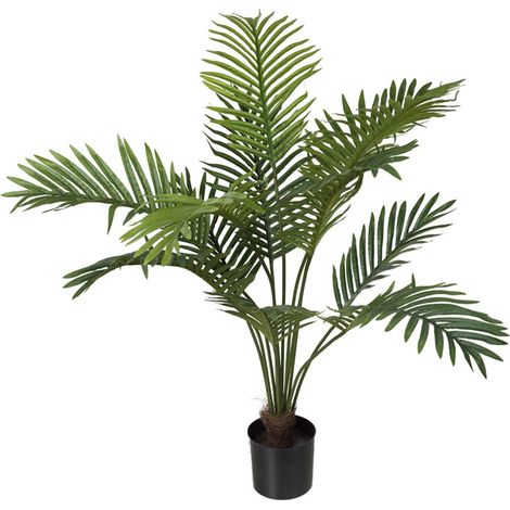 Palmier Areca artificiel en pot, H 80 cm, D 70 cm (1/3)