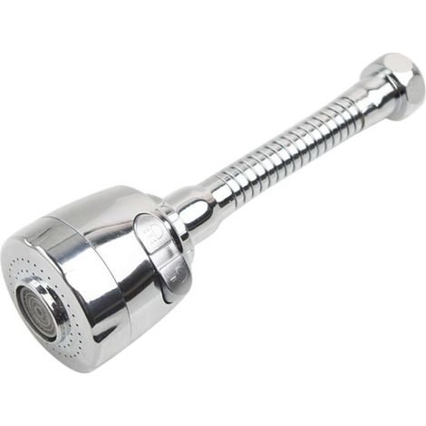 Sollbry Rallonge de robinet Rotation flexible à 360 degrés, douche à double flux et mode aération La pulvérisation du réservoir d'eau permet d'économiser de l'eau. (165 mm)Aec (1/4)