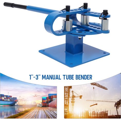 1-3" Rohrbiegegerät Biegen Rohrbieger Eisen Metal Tube Manuelle Biegemaschine DE
