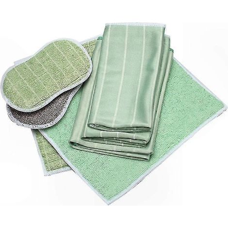Reinigungstücher aus Bambus-Mikrofaser, 6er-Set - Ideal zum Polieren glatter und empfindlicher Oberflächen: Glas, Bildschirme, Keramik und mehr. (1/5)