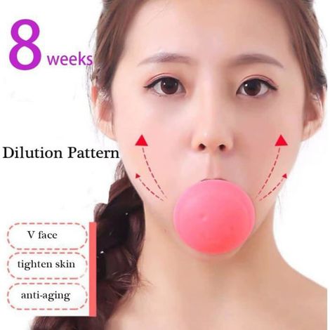 Exerciceur Visage - Entraîneur Menton et Mâchoire - Pour Resserrement Contour Facial et Renforcement Musculaire Buccal - 1 Pièce (1/5)