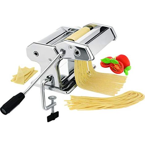 IBILI Maquina para Pasta Fresca Italia, Alluminio, Nero, 17 x 5 x 2 cm (1/4)