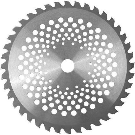 Lame de Scie à Bois Circulaire 10 Pouces 40 Dents avec Pointe de Carbure Disques de Roue pour jardin herbe Strimmer Trimmer Weed coupe outil de puissance 25.4mm alésage diamètre (1/5)