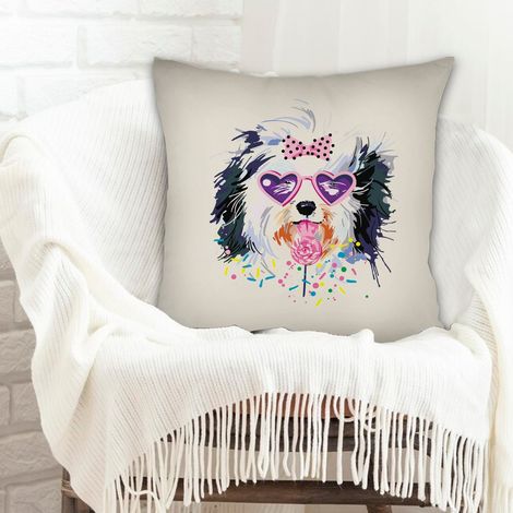 Housses de coussin en polyester résistante incolore pour la Fête des Mères et des Pères (1/5)