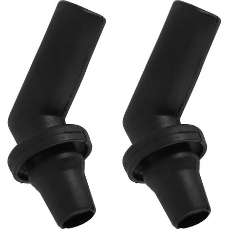Lot de 2 connecteurs de tuyau de vidange d'eau pour toit ouvrant EEH500110, compatibles avec LR3 LR4 Discovery 3 Discovery 4, noir (1/5)