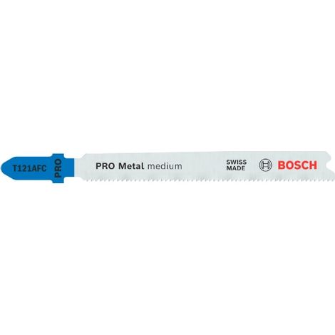 Bosch Pro T121AFC -de lama per seghetto alternativo (25 pezzi, per de lamiere d'acciaio, lunghezza 92 mm, seghetto alternativo professionale de) (1/5)