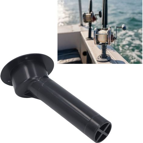 Porte-Boissons et Porte-Canne à Pêche pour Bateau - ABS Plastic - Support Outrigger Universel 30° - Installation Rapide sans Vis - Modèle Sans Marque - Diamètre 75mm - Environ 177g (1/5)