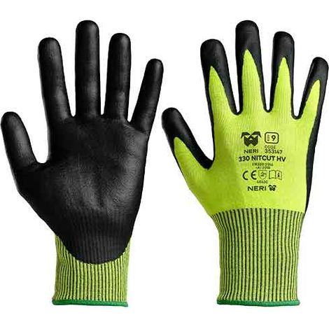 GUANTO PROFESSIONALE 'NITCUT HV' NERI Tg. 10 Q.TA 12