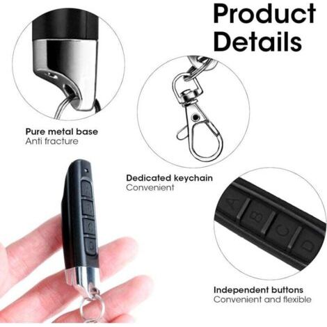 Contrôleur universel pour chaque porte de garage, contrôleur universel pour chaque voiture, alarme pour chaque voiture, porte, negozi, acparelle. (1/3)