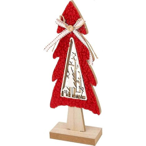 Sapin de Noël en bois à faire soi-même, décorations miniatures, décorations de table créatives, décorations de bureau, décorations de Noël (1/2)