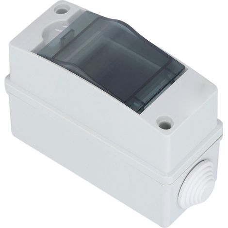 IP65 wasserdichte Anschlussdose mit transparentem Deckel, elektrischer Außenverteilerkasten, Schutzgehäuse für Verkabelung, wetterfest (1/5)