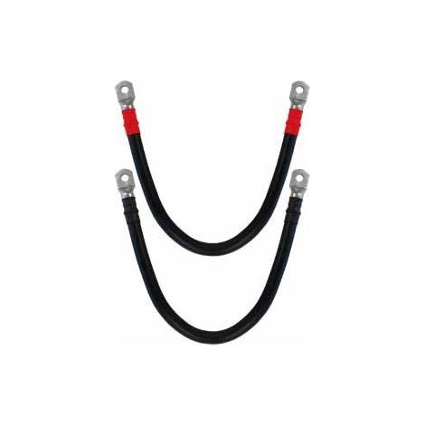 Câbles Batterie Parallèle 25mm² 0,20m M8-m8 - Unicable Bat 35 0,20p M8 - M8 - Uniteck