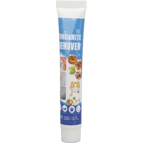 Traitement anti-démangeaisons pour animaux de compagnie (20 g) : traitement doux contre les acariens pour les peaux sèches et irritées. (1/5)