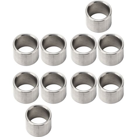 10-teiliges Unterlegscheiben-Distanzscheiben-Set, 15 mm Außendurchmesser, 12 mm Innendurchmesser, Edelstahl, Zubehörteil, Kit 3515-0015-0120 (1/5)
