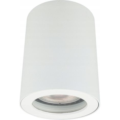 Luminaria tubular de superficie, luz blanca faro Light Prestige LP-6510/1SM WH IP65 GU10 (1/3)