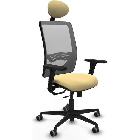 Chaise piqueras y crespo Zulema noir accoudoirs ajustables (1/2)