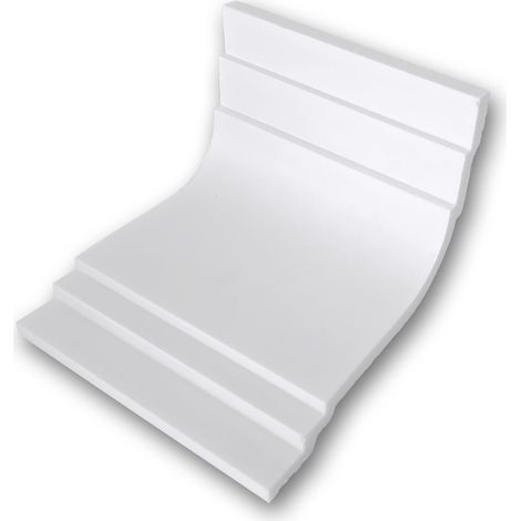 1 PIEZA DE MUESTRA S-650244 Profhome  MUESTRA Cornisa Moldura para techo Longitud aprox 10 cm