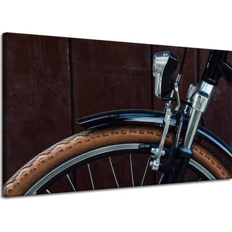 Vintage-Fahrrad-Leinwanddruck 120x70 cm