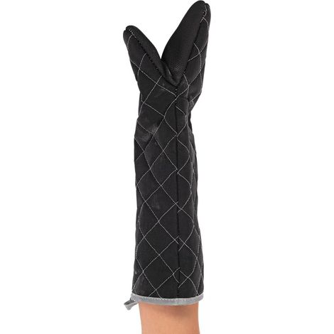 FRANZ MENSCH HYGOSTAR 1 GANT DE PROTECTION CONTRE LA CHALEUR FLAMESTAR PUPPET TOILE, PAQUET, NOIR, L : 44 CM, UNIVERSELS