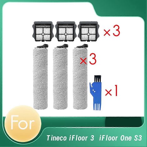Filtre pour aspirateur brosse pour aspirateur Filtre de brosse pour aspirateur filtre de IFloor 3 and Floor One S3 de remplacement Brosse Rollers and HEPA Filtres Cordless Wet Dry Aspirateur Cl (1/5)