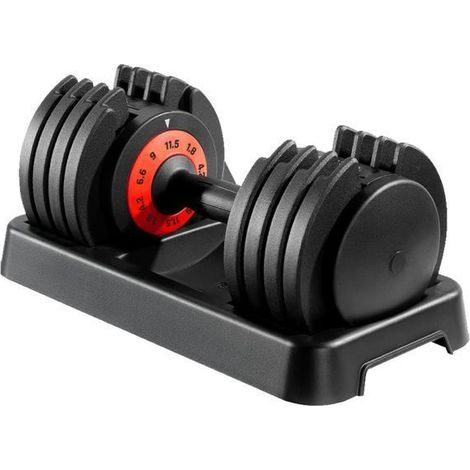 Verstellbare Hantel - Divit VH1 - Verstellbares Gewicht 1,8–11,5 kg - Schnelle Einstellung - Robuste Bauweise