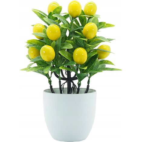 Pianta artificiale ALBERO DI LIMONE Artificiale 18x24cm PRETTY BONAI Vaso