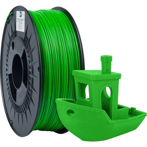 Filamento 3DPower Hyper Speed PET-G 1,75 mm Verde Fresco 1 kg (1/4)