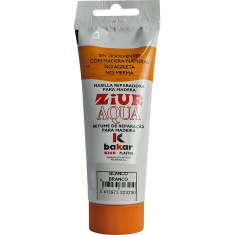Mastic De Réparation Du Bois Ziur Aqua 150 Gr, Couleur Blanc (1/2)