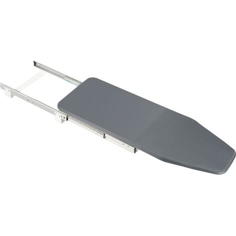Planche à repasser extensible et pliable, peu encombrante - Pliable, pivotante et extensible pour meubles et armoires - Gris - 80x29.5x12 cm (1/5)