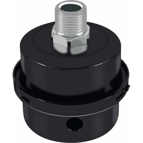 Silenziatore per compressore d'aria, silenziatore metallico per filtro di aspirazione, ricambi per filtro compressore d'aria, accessori per silenziatore compressore d'aria (1/4)