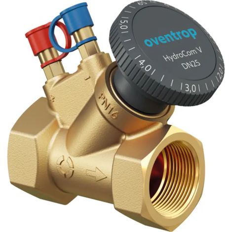 OVENTROP Válvula de equilibrado dinámico HydroCom V PN 16, DN 25, rosca interior, Kvs: 5.9, 1062708
