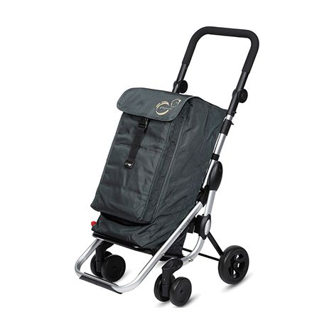 Playmarket Go Up Basic carro de compra gris plegable
