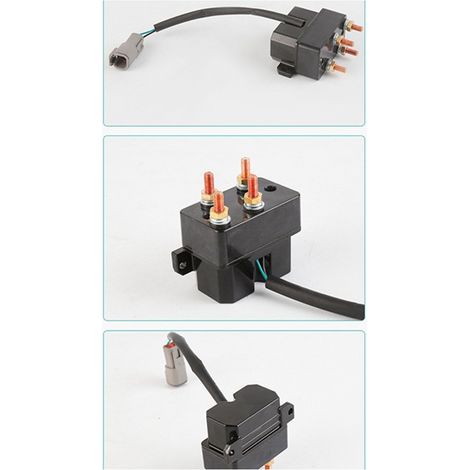 Relais de treuil électrique 300 A 12 V pour véhicules tout-terrain, relais de treuil LR4200 (1/5)