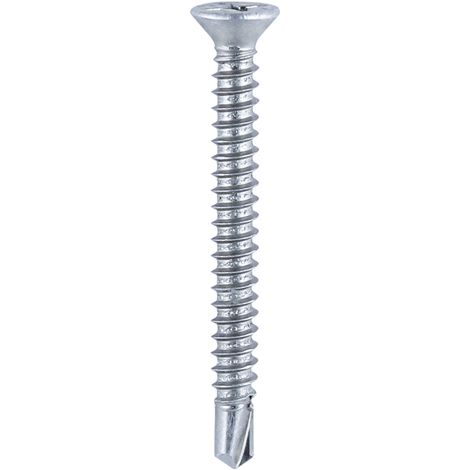TIMco 3.9 x 19mm Self Drilling PVC CSK Zinc Screws Qty 1000 (1/2)