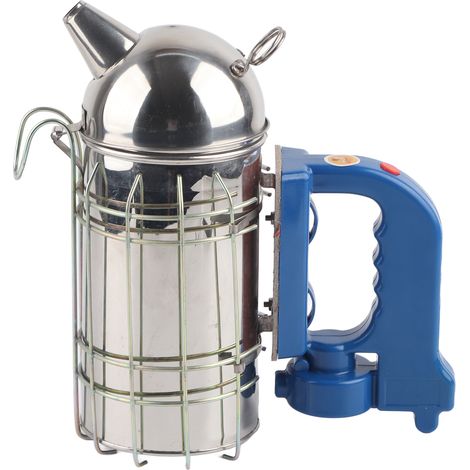 Fumoir Apicole en Acier Inoxydable avec Protection Thermique pour Ruche (1/5)