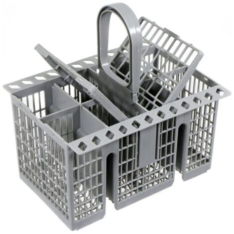 Panier à couverts pour lave-vaisselle Cage universelle compatible avec Hotpoint, pour Indesit, pour Ariston, pour Whirlpool C00257140 C00260860 C00386607 (poignée amovible) (1/5)