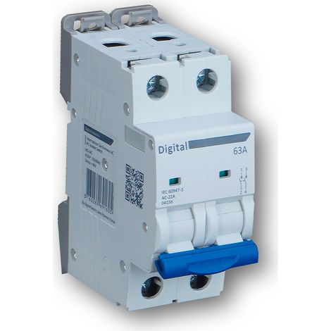 Interrupteur sectionneur 2x63A - Digital electric 04156