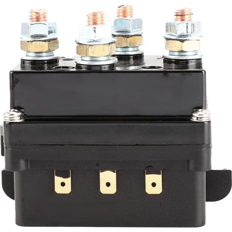 Commutateur de commande de contacteur de relais de solénode de treuil 12V 500A adapté aux treuils ATV UTV 8000lb-12000lb (1/5)