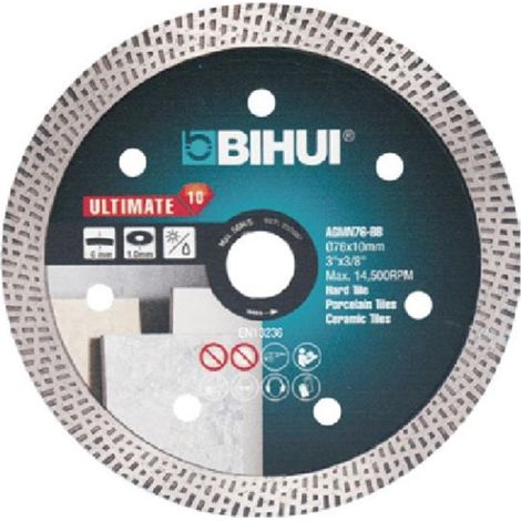 Disque diamanté 76 mm - pour EPB0260- réf : ODI0261 - PAVILIFT (1/2)