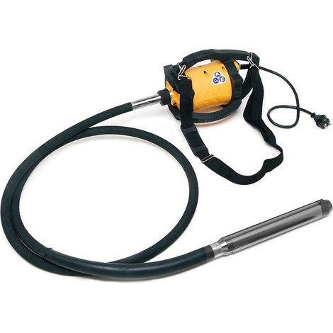 Moncoffrage – Aiguille vibrante Ø40mm – 2300W monophasé – Longueur flexible 3m – Haute performance pour béton armé