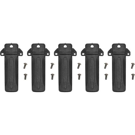 5Pcs Clip Ceinture Radio Portable Résistant Plastique Remplacement pour Kenwood TK3207 TK2207 TK3207G TK2207G (1/5)